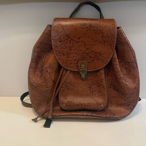 PATRICIA NASH Casape Backpack Signature Map & Wristlet